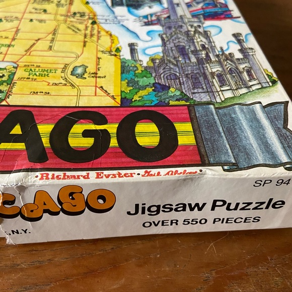 1979 Chicago 550 Piece Jigsaw Puzzle - Picture 3 of 6